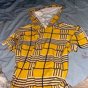 Flannel Crop With Hood
